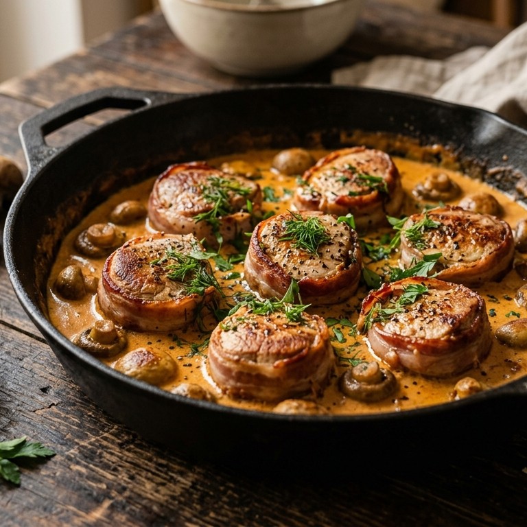 Romige varkensmedaillons recept
