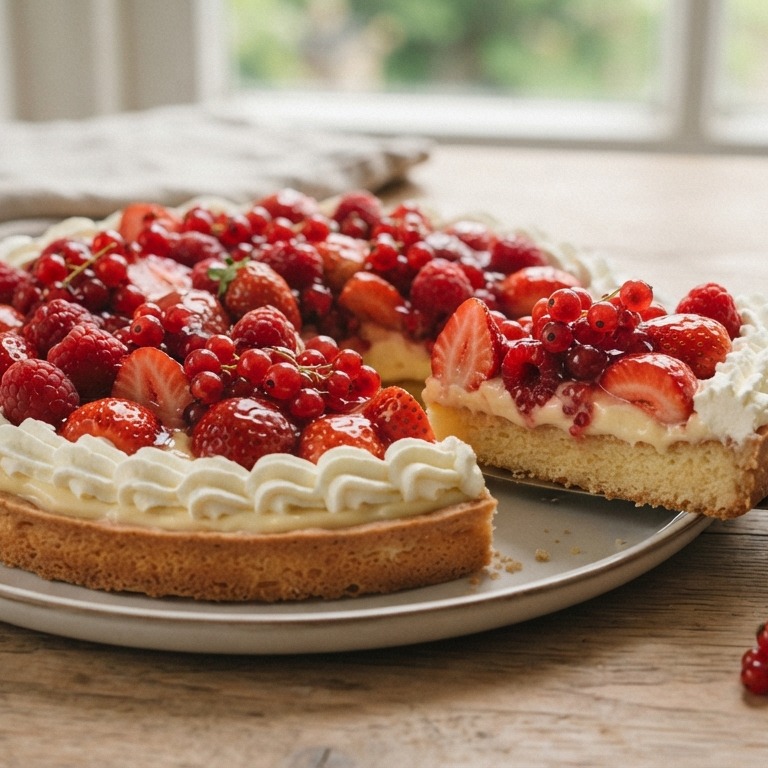 Roodfruittaart recept