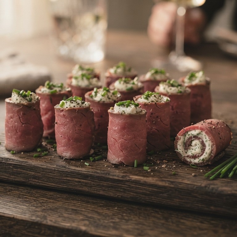 Rookvleesrolletjes recept
