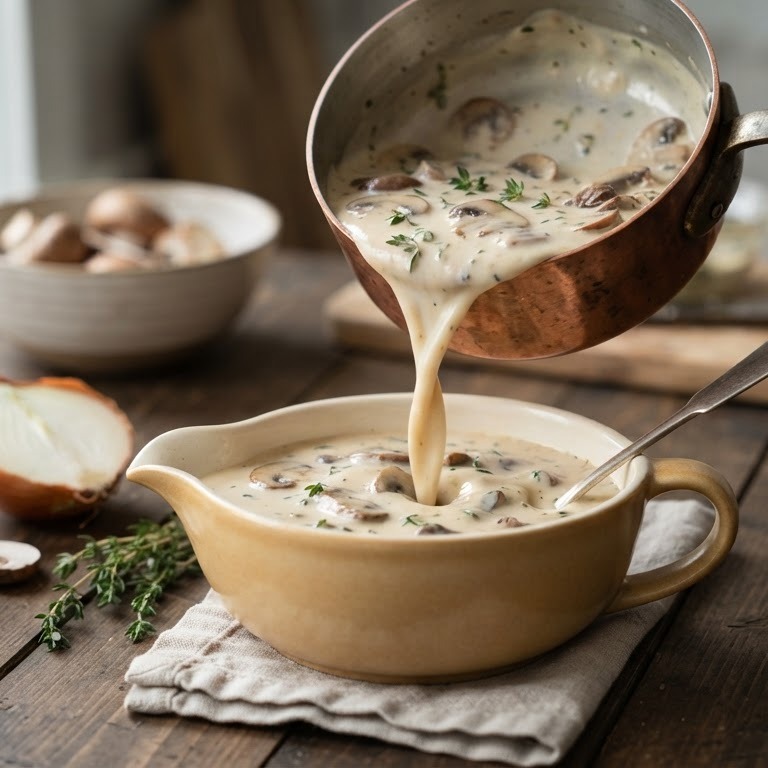 Roomsaus recept