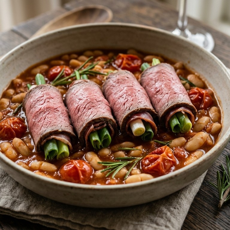 Rosbiefrolletjes met lente-ui recept