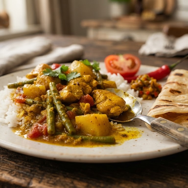 Roti surinaamse style recept