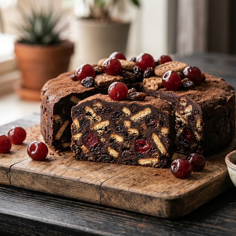 Rozijnen-rumcake recept