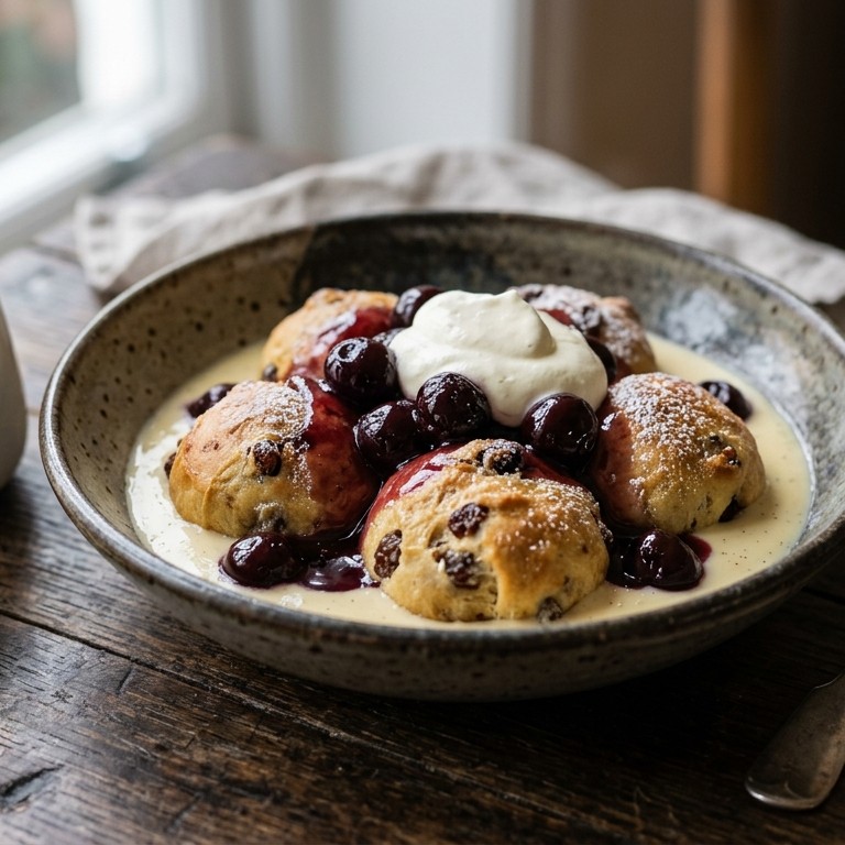 Rozijnenballetjes met kersen recept