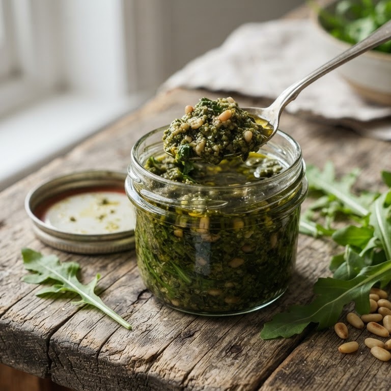 Rucolapesto recept