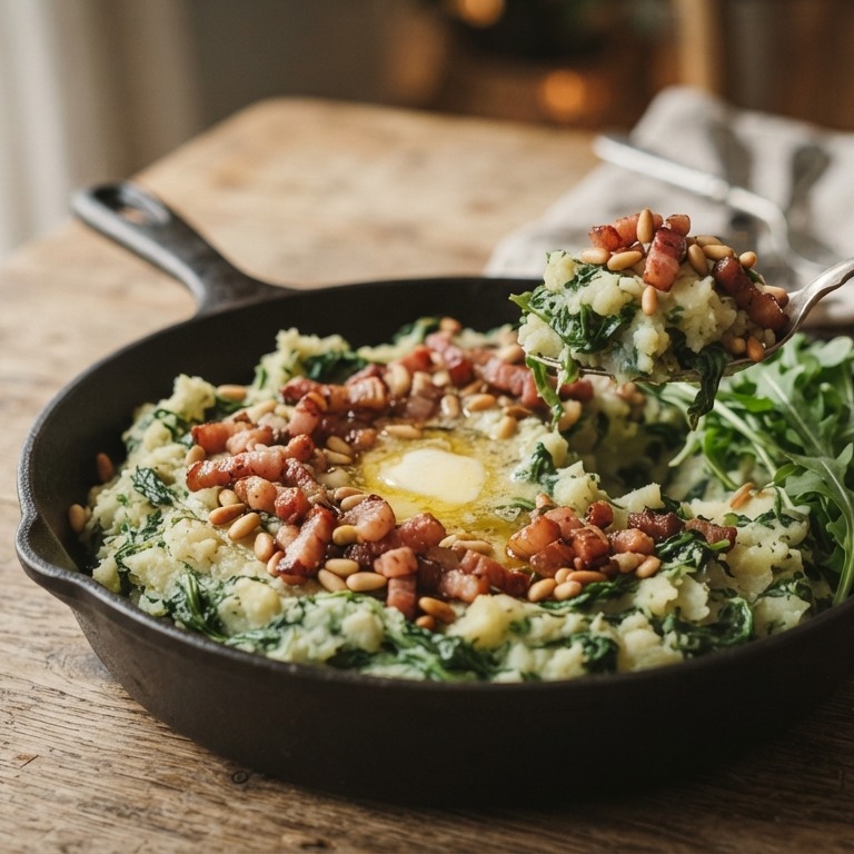Rucolastamppot recept