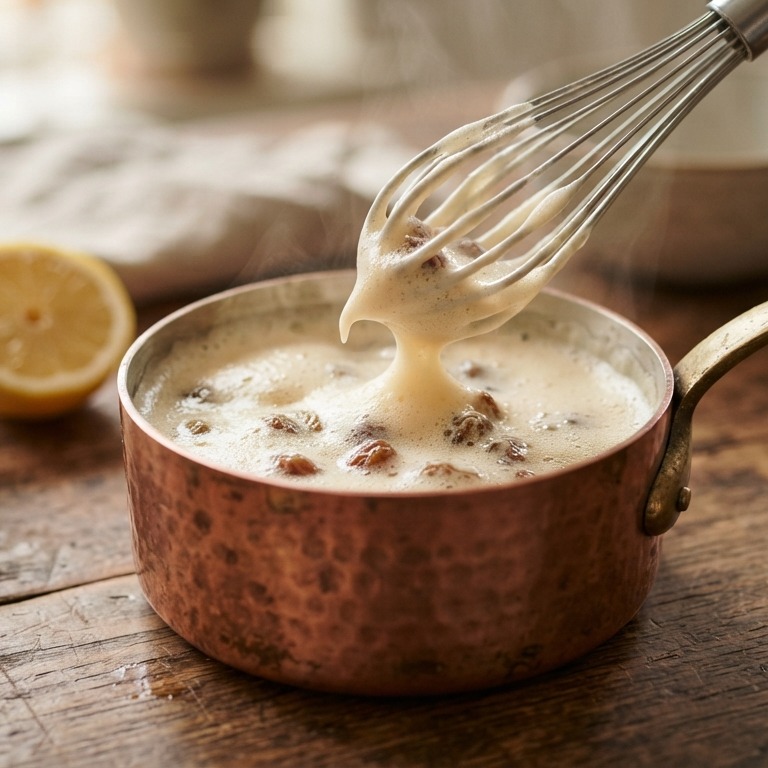 Rum-rozijnensaus recept