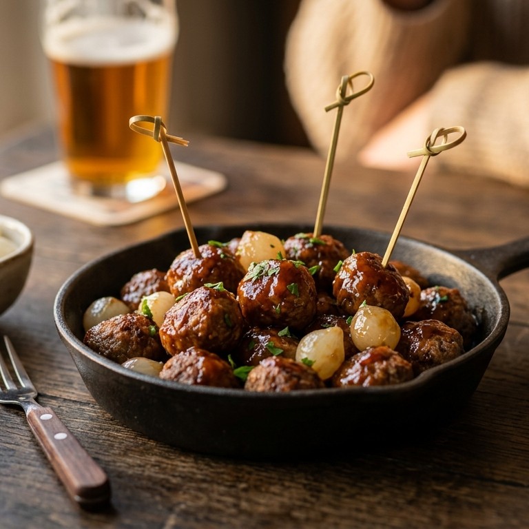 Runderballetjes in zoete saus recept