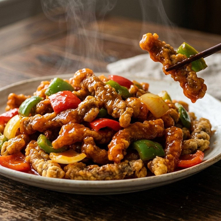 Runderfilet in zoetzure, Chinese saus recept