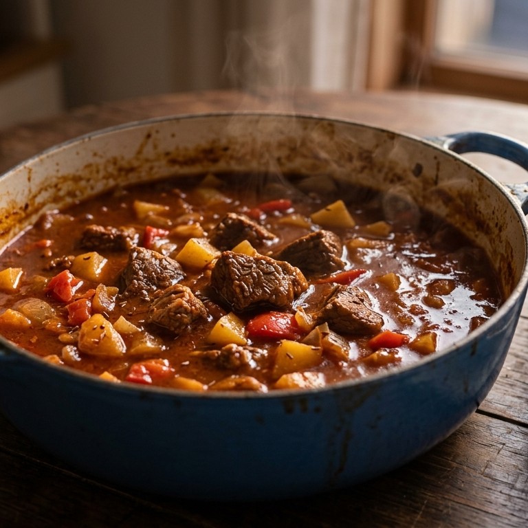 Rundergoulash recept