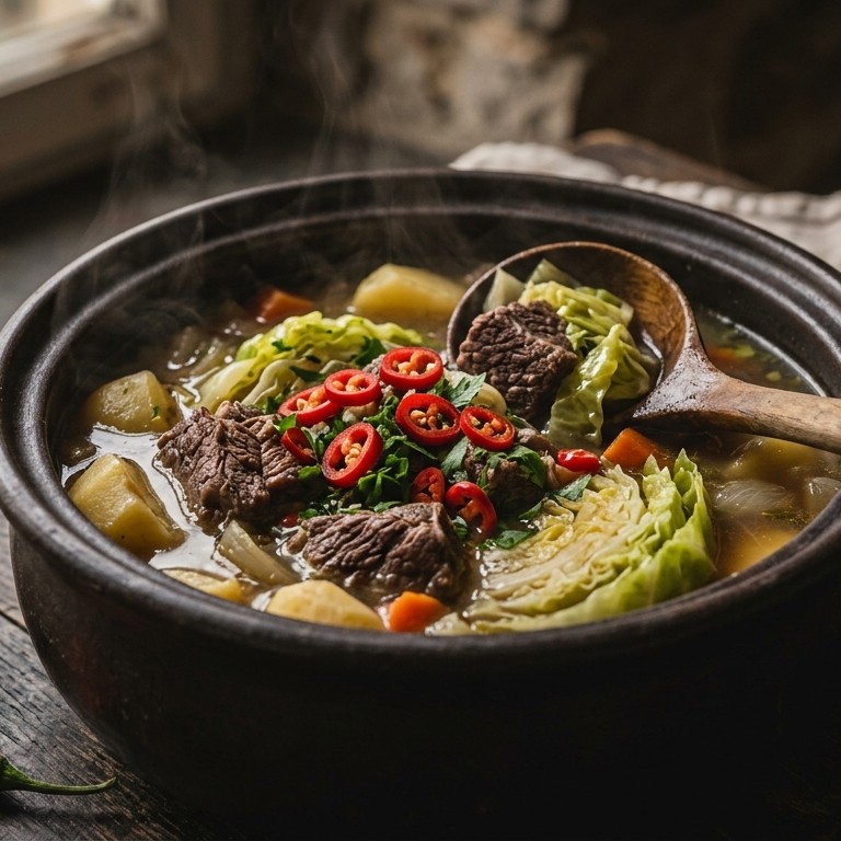 Runderstoofpotje met groenten recept