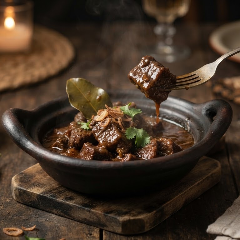 Rundvlees met Indische kruiden recept