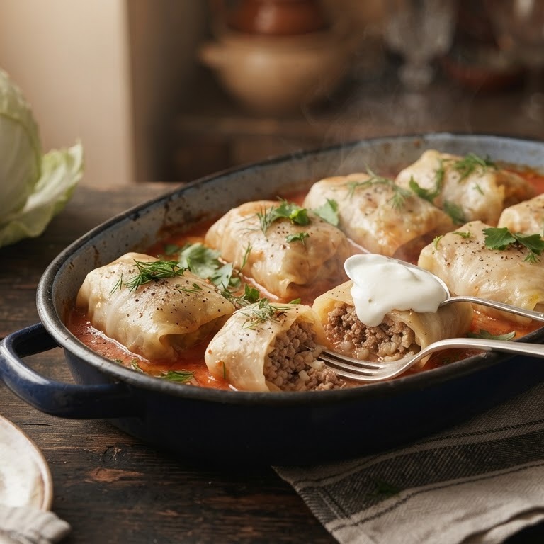 Russische gevulde kool bladeren/ Golubtsy recept