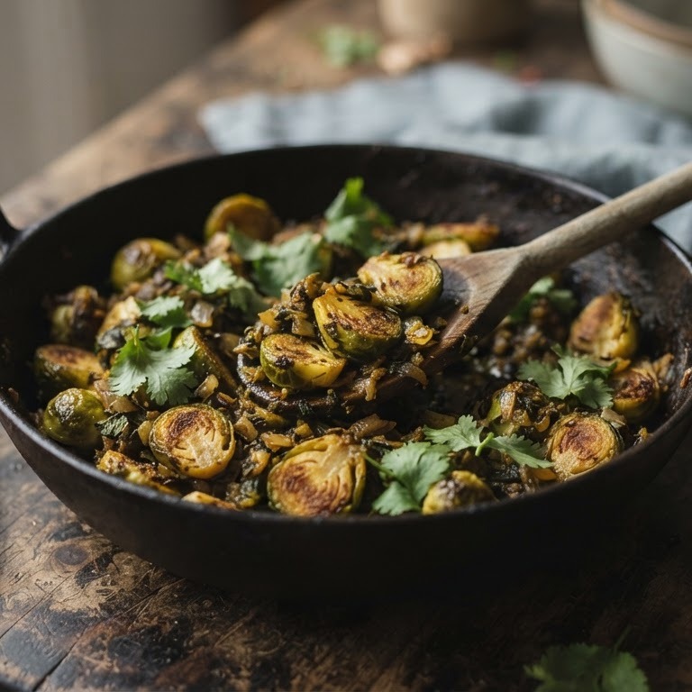 Saag bhaji (Indiase spruitjes) recept
