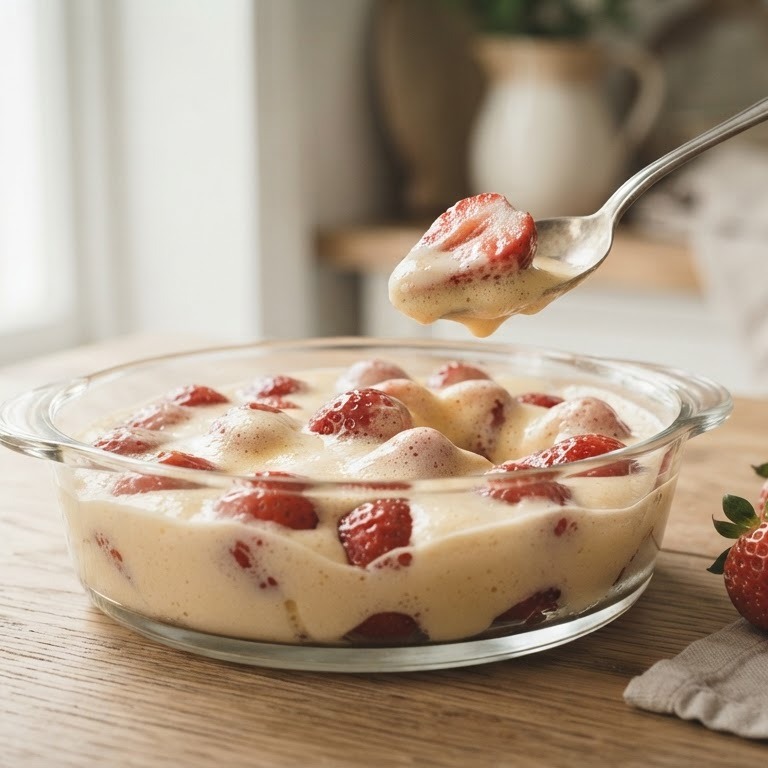 Sabayon met aardbeien recept