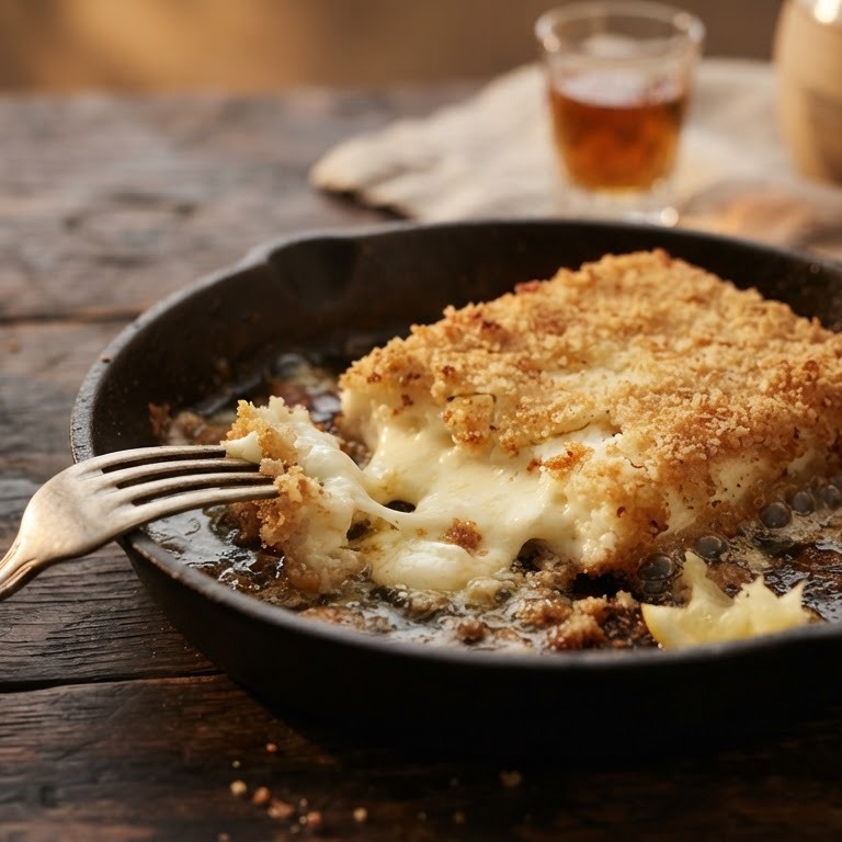 Saganaki (gebakken feta) recept