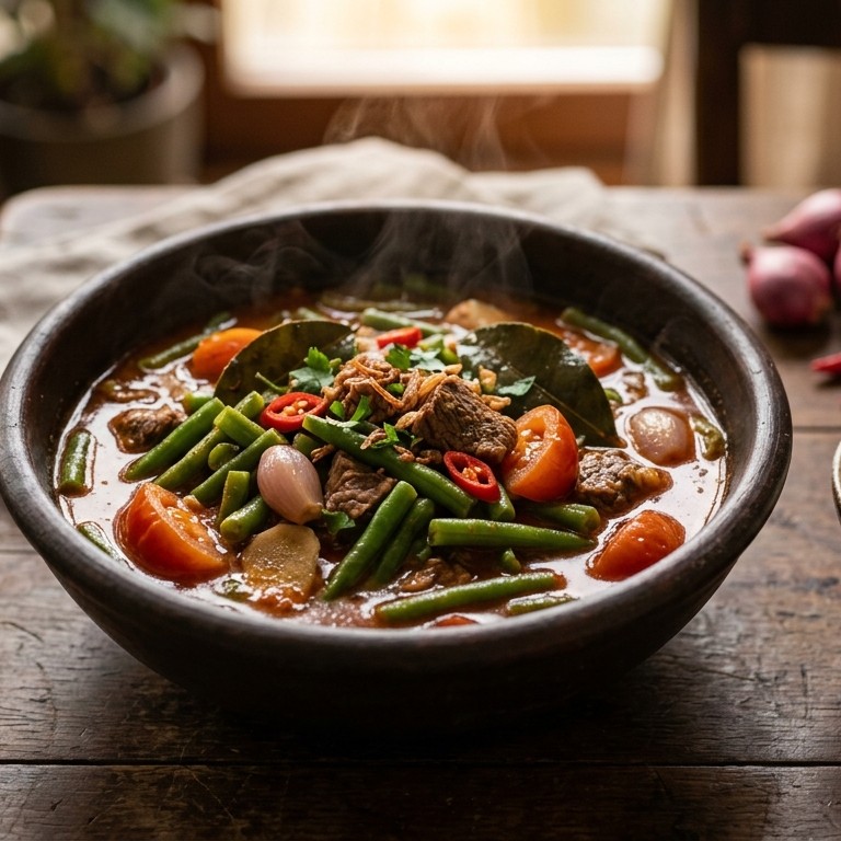 Sajoer boontjes recept