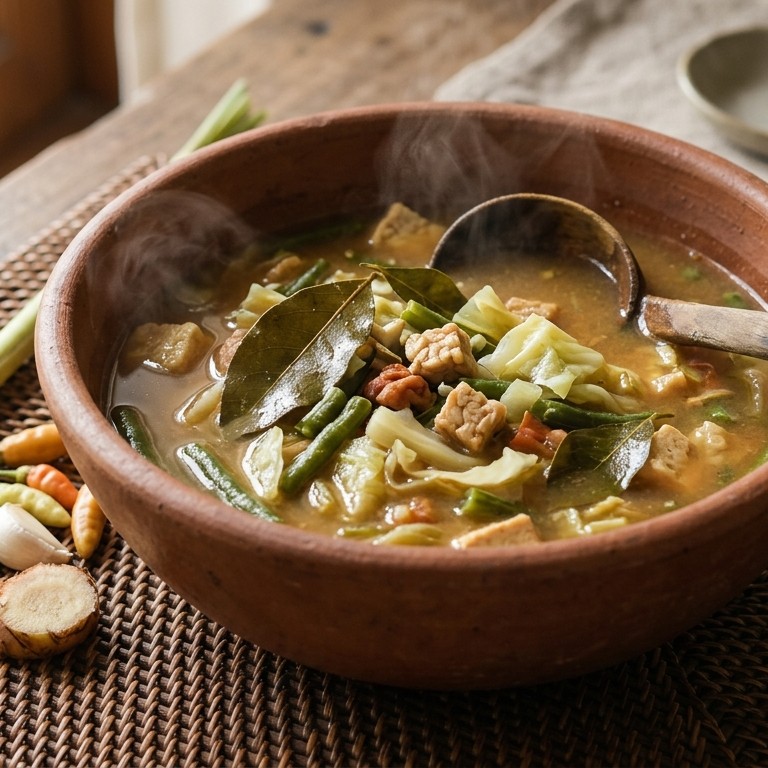 Sajoer met groenten (Sajoer lodeh) recept