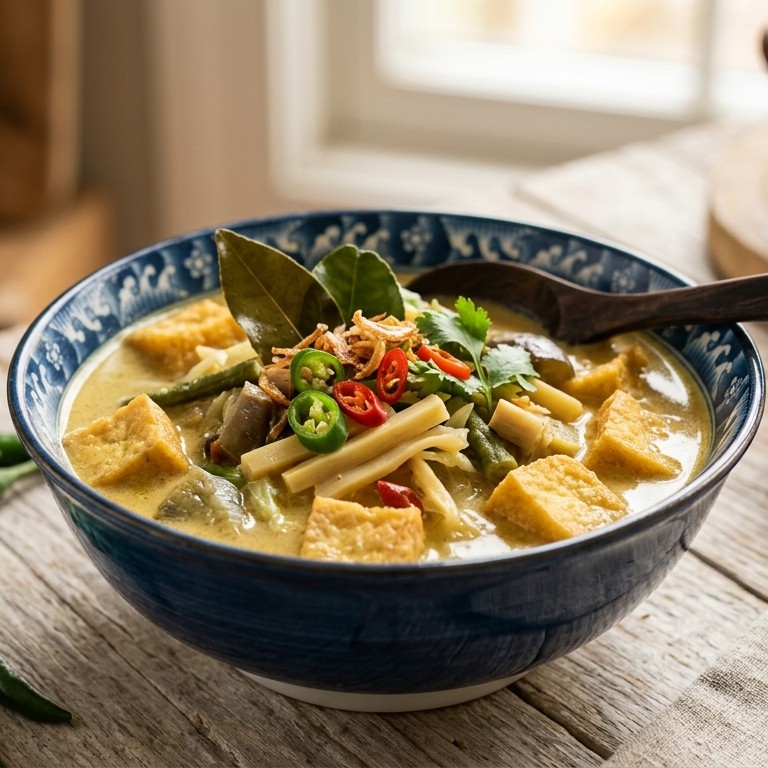 Sajoer met tahoe (Sajoer lodeh betawi) recept