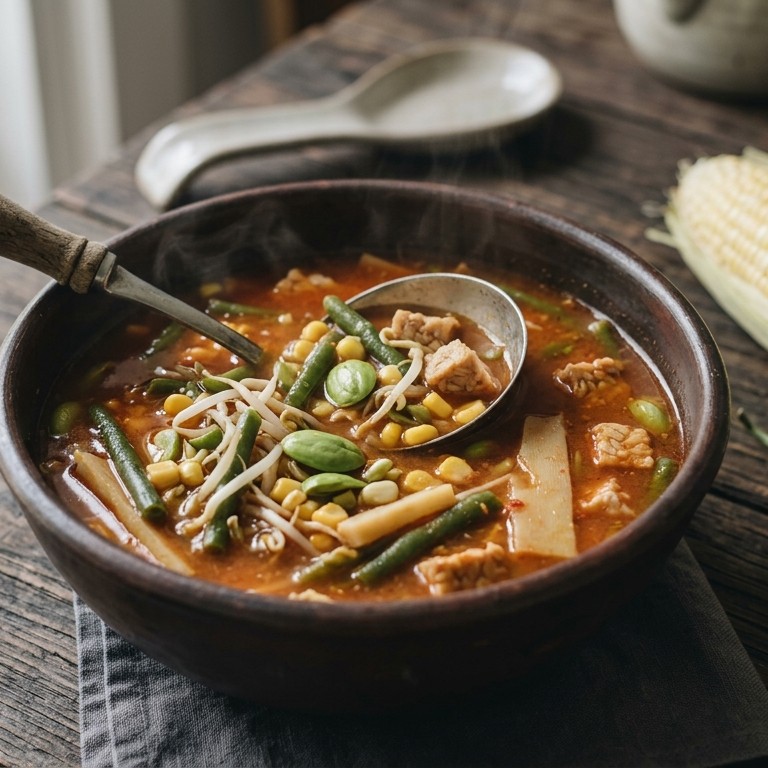 Sajoer sambal godok (lichte groentensoep) recept