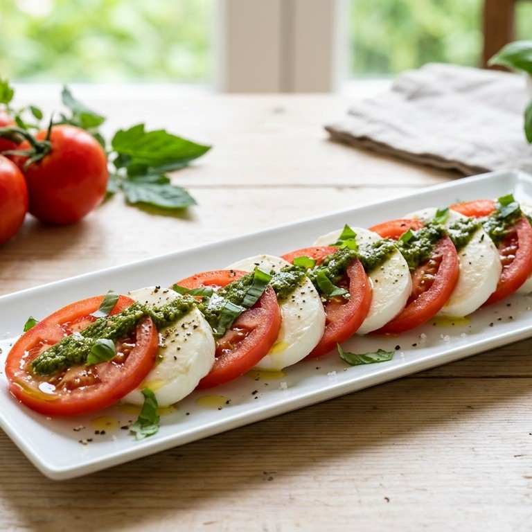 Salade caprese recept