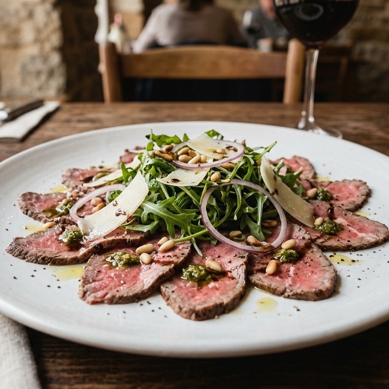 Salade carpaccio recept