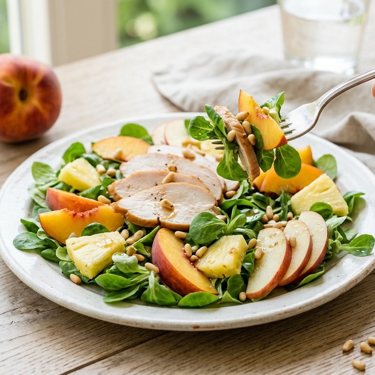 Salade gerookte kipfilet recept