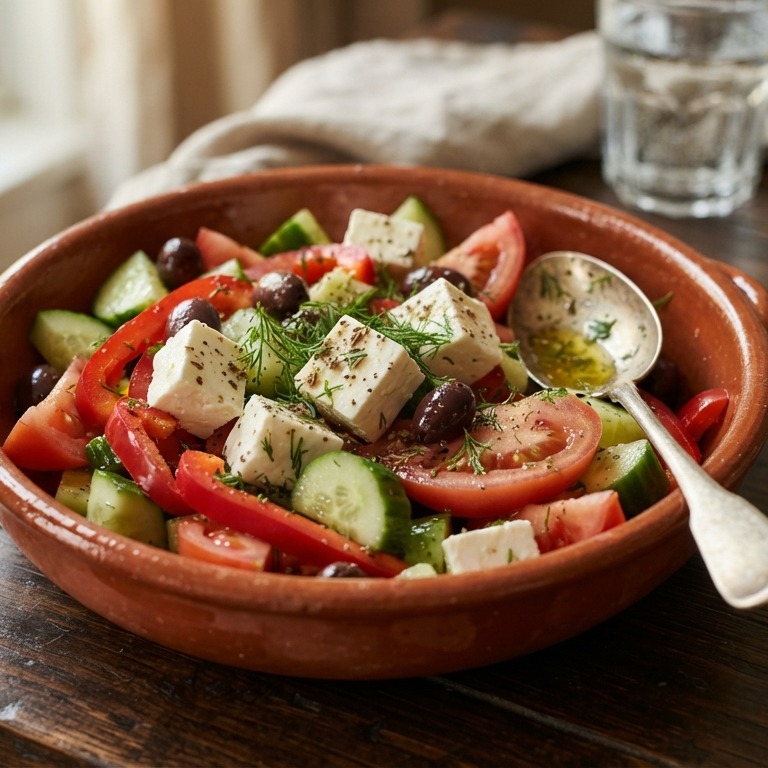 Salade met feta recept