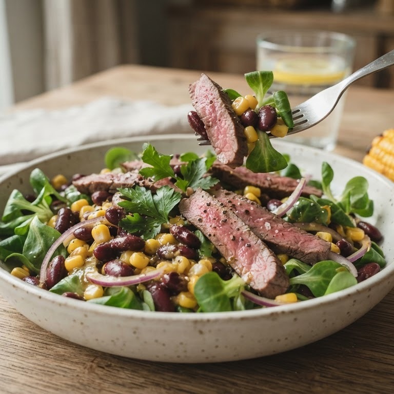 Salade met kidneybonen recept