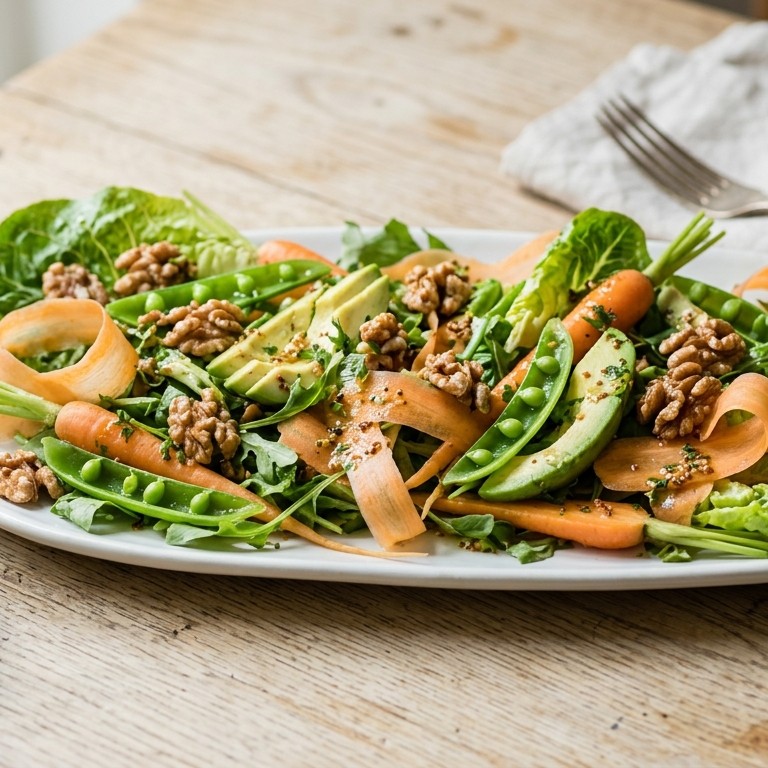 Salade met wortel en noten recept
