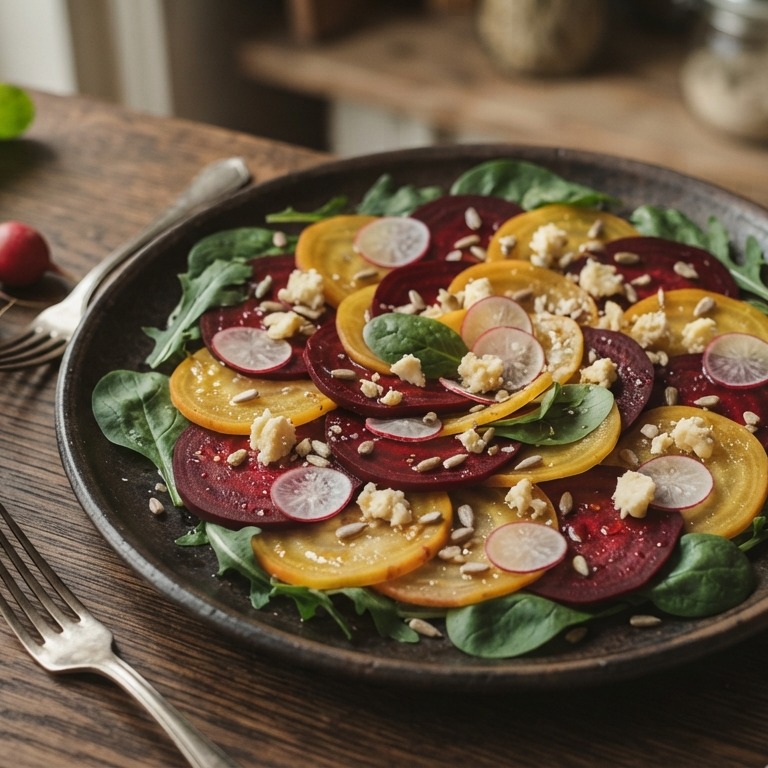 Salade rode en gele biet recept