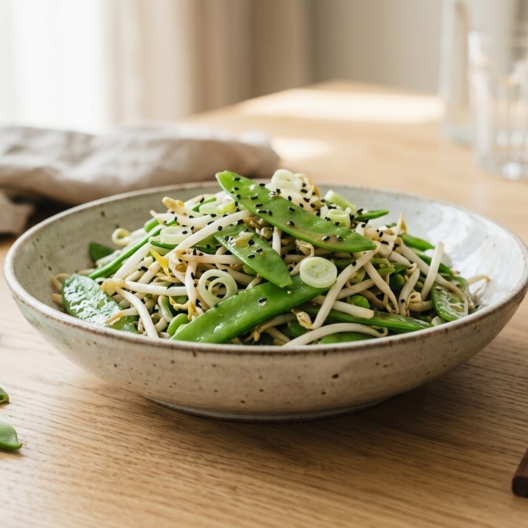 Salade van peultjes en taugé recept