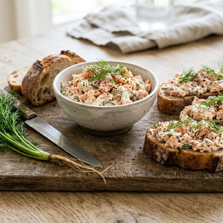 Salade van zalm recept