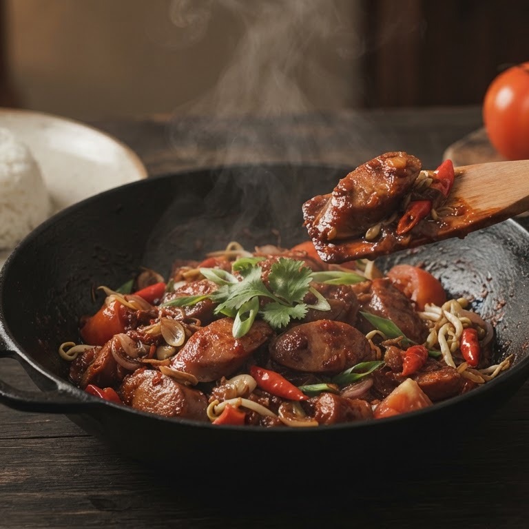 Sambal Goreng Braadworst recept