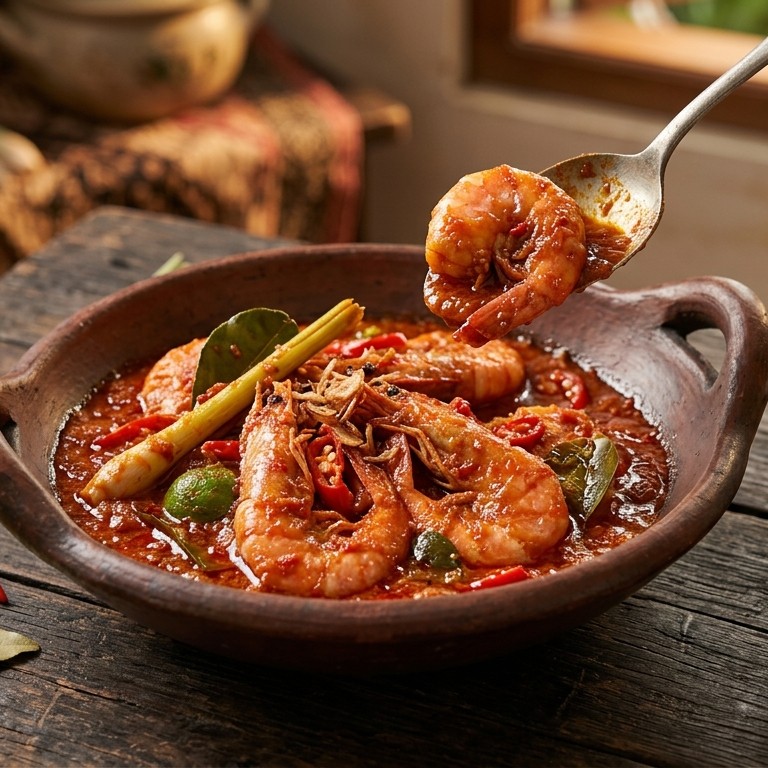 Sambal goreng gamba recept