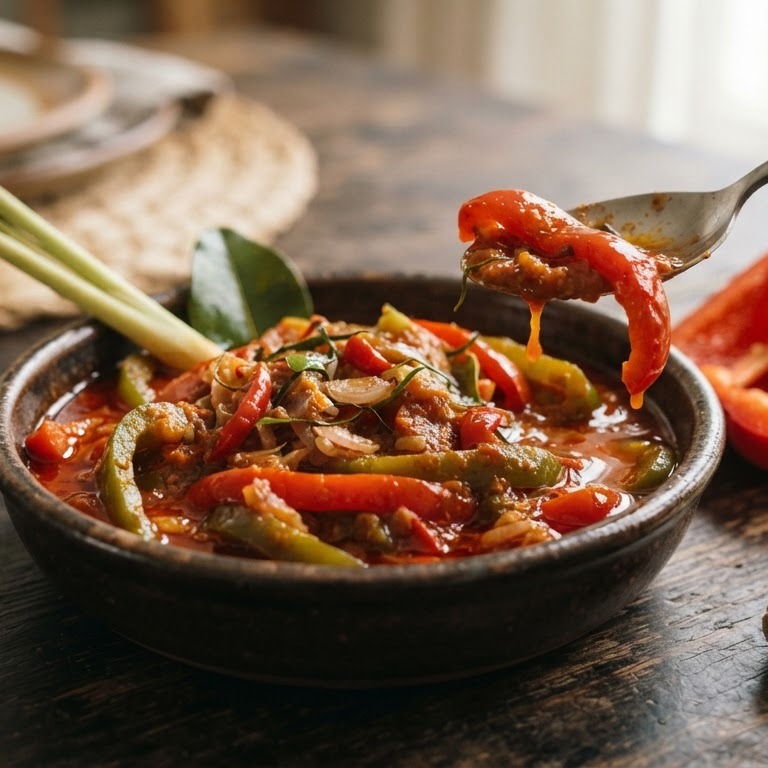 Sambal Goreng Paprika recept