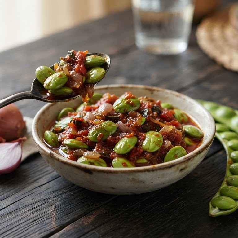 Sambal goreng peteh recept