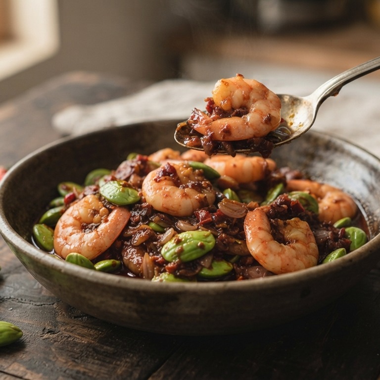 Sambal Goreng Udang Peteh recept
