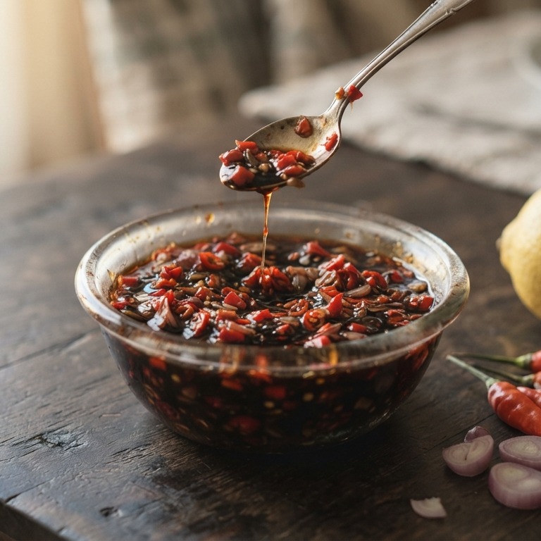 Sambal Ketjap Terlaluh Pedis (hele hete sambal ketjap) recept