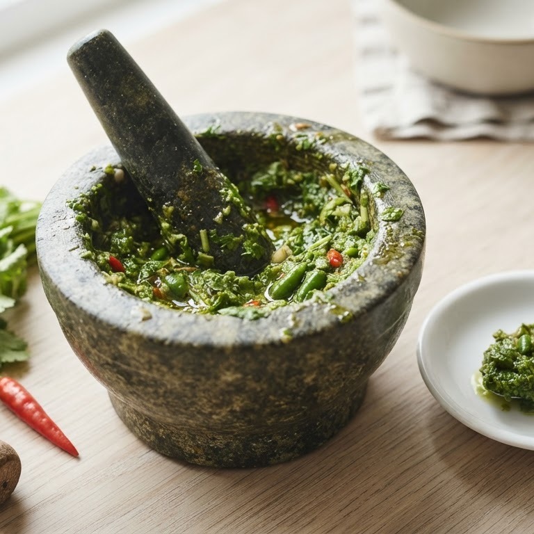 Sambal koriander recept