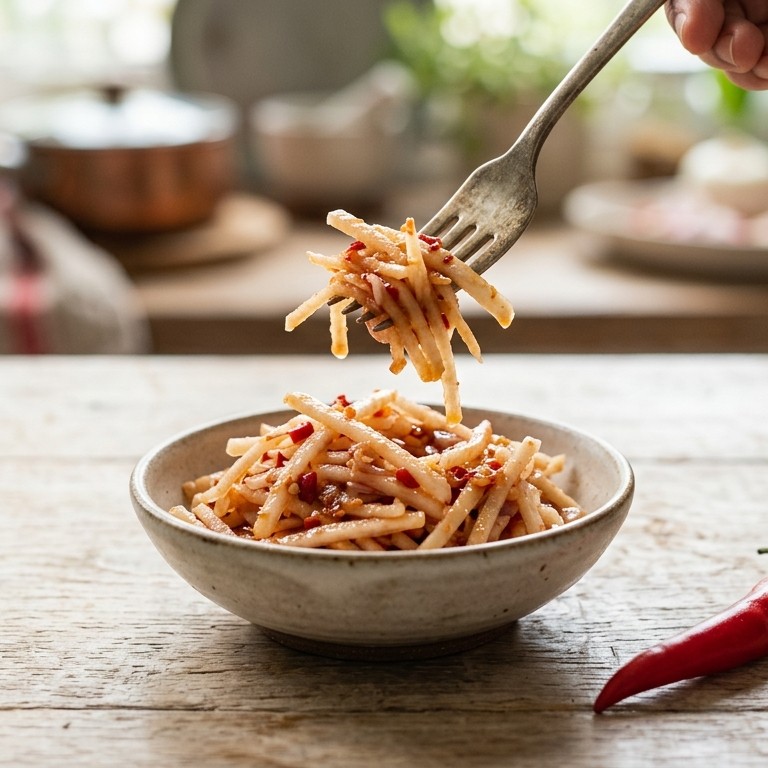 Sambal lobak (sambal van rettichwortel) recept