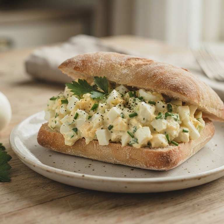 Sandwich met eiersalade recept
