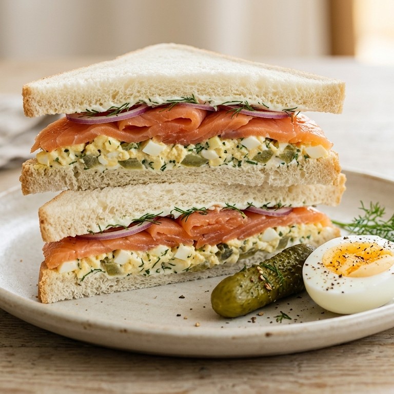 Sandwich zalm recept