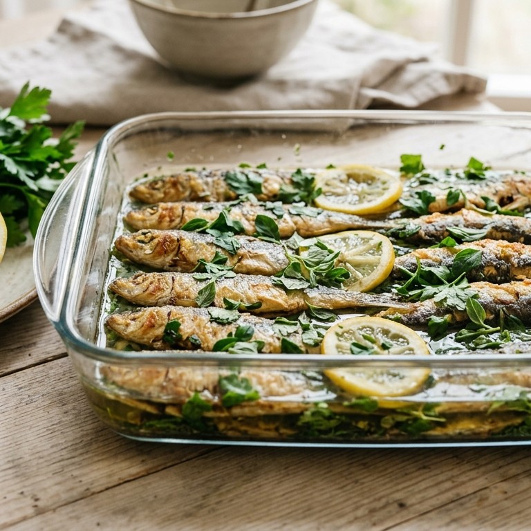 Sardientjes in kruidenazijn recept