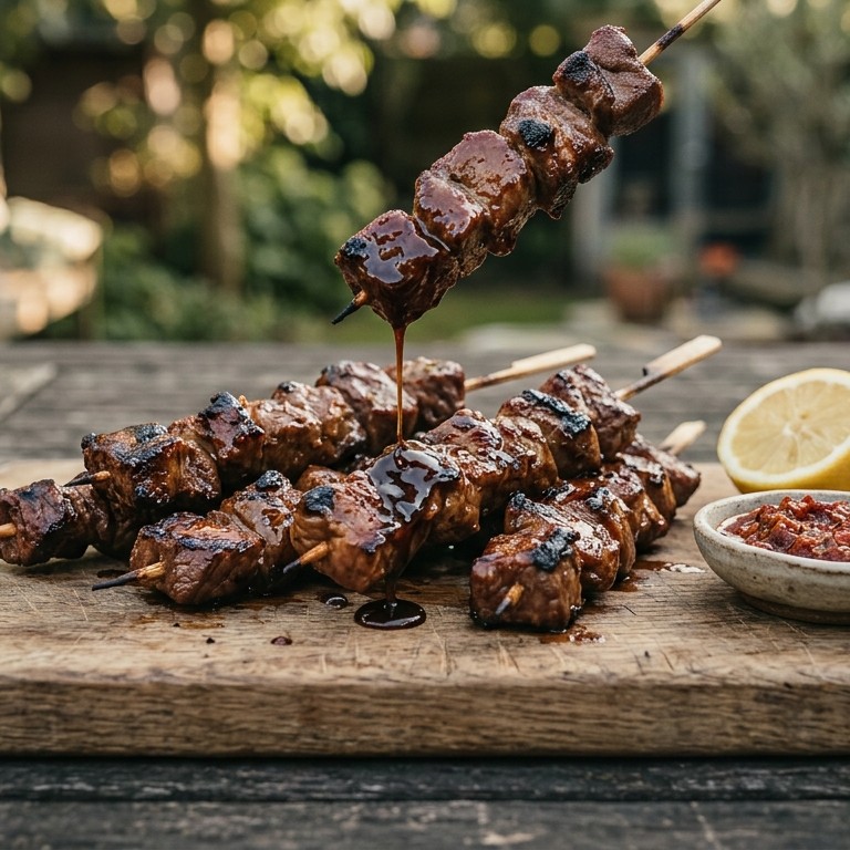 Saté anders recept