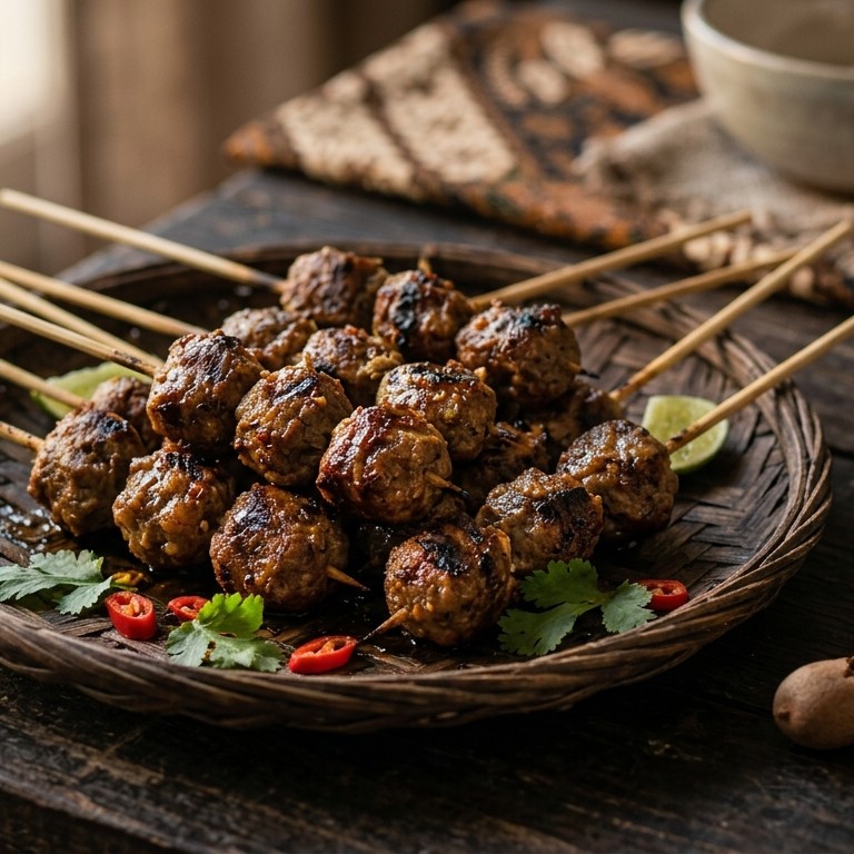 Saté prentoel (gehakt) recept