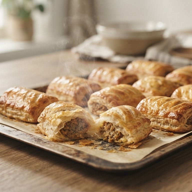 Saucijzen broodjes recept