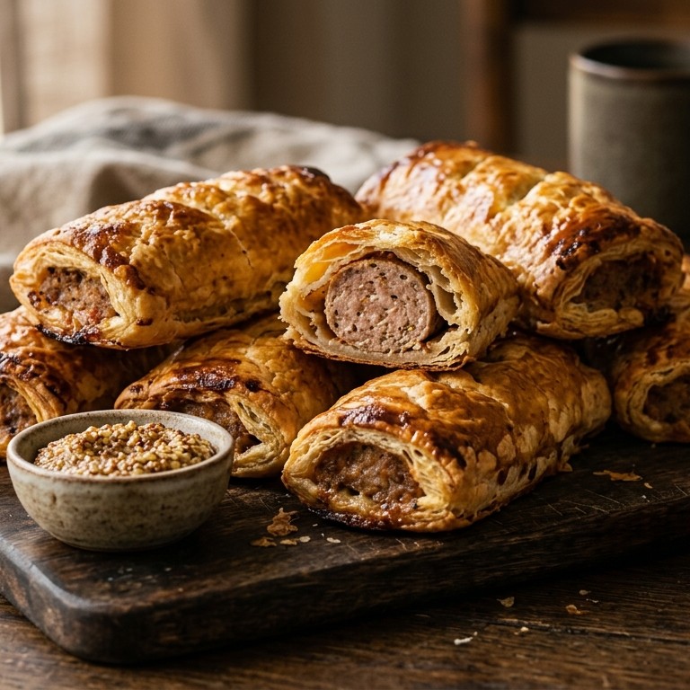 Saucijzenbroodjes recept