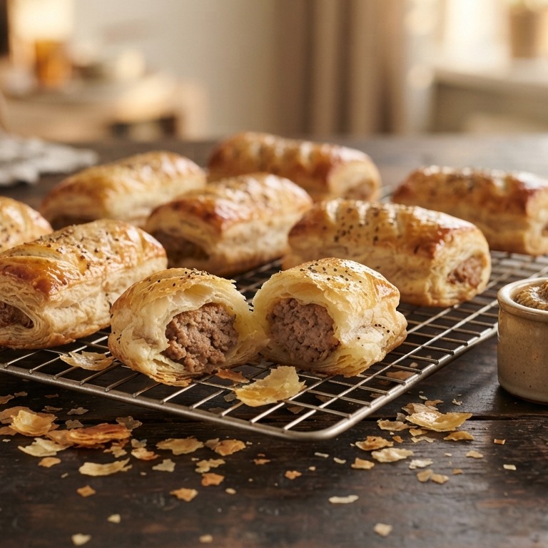 Saucijzenbroodjes recept