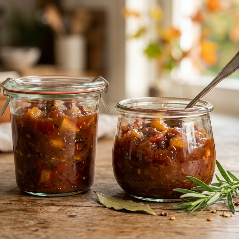Saus van appelen en tomaten recept